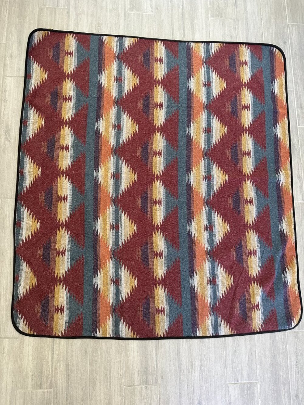Ruth & Boaz Aztec Southwest Wool Throw Blanket